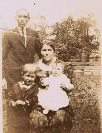 Joseph and Mary Triffo and kids