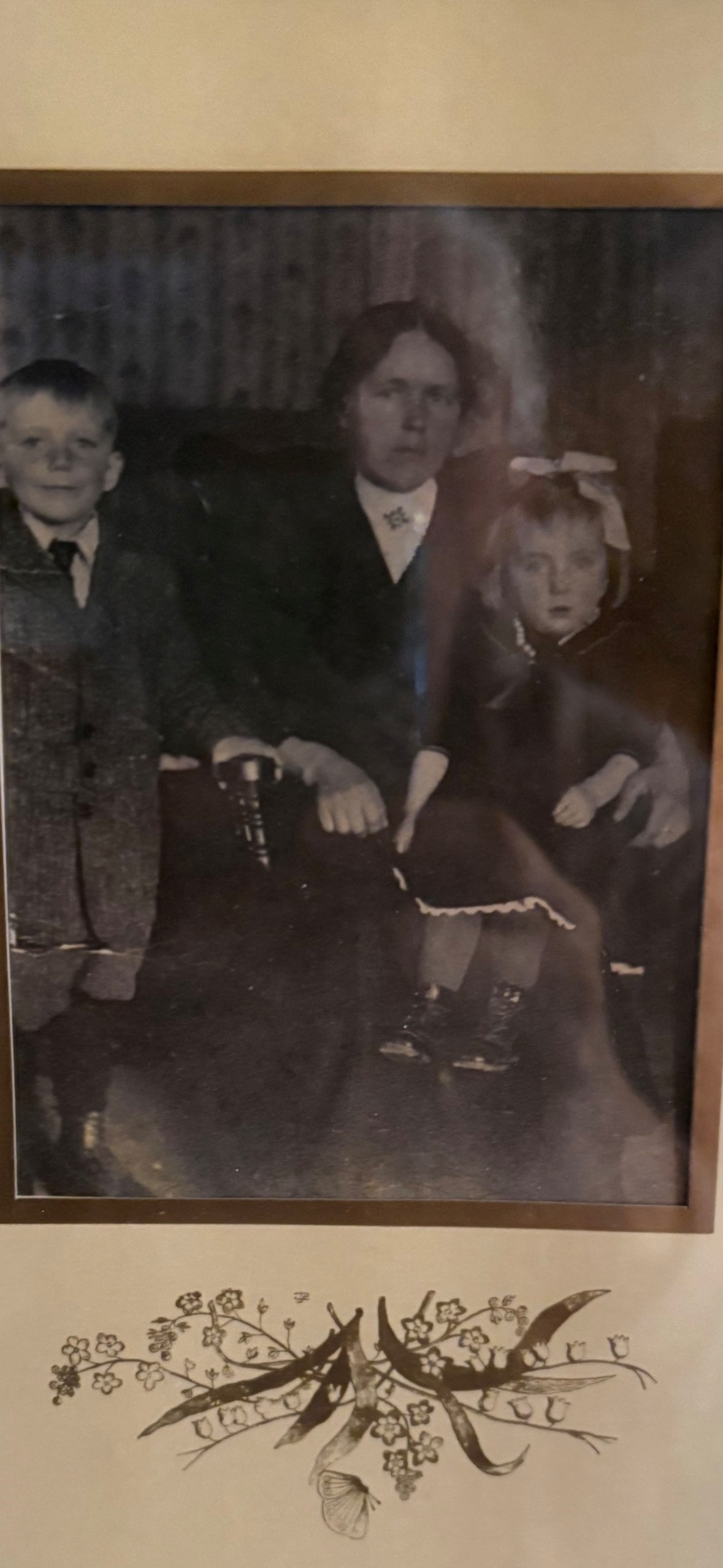 Christina Sauer Triffo and her two children