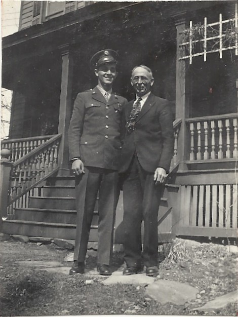 Triffo Joseph with UNK soldier