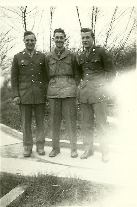 Jacob, Fred and William Triffo WWII England